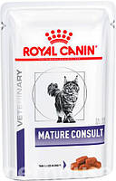 Корм для котов и кошек старше 7 лет ROYAL CANIN (Роял Канин) MATURE CONSULT CAT в соусе 85г