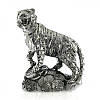 Срібна статуетка символ року Грошовий Тигр на монетах для залучення грошей Chinelli, фото 4