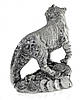 Срібна статуетка символ року Грошовий Тигр на монетах для залучення грошей Chinelli, фото 3
