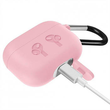 Чехол Silicone Case Carabine AirPods 3 (06) Pink
