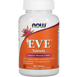 EVE Superior Women's Multi Now Foods 180 таблеток