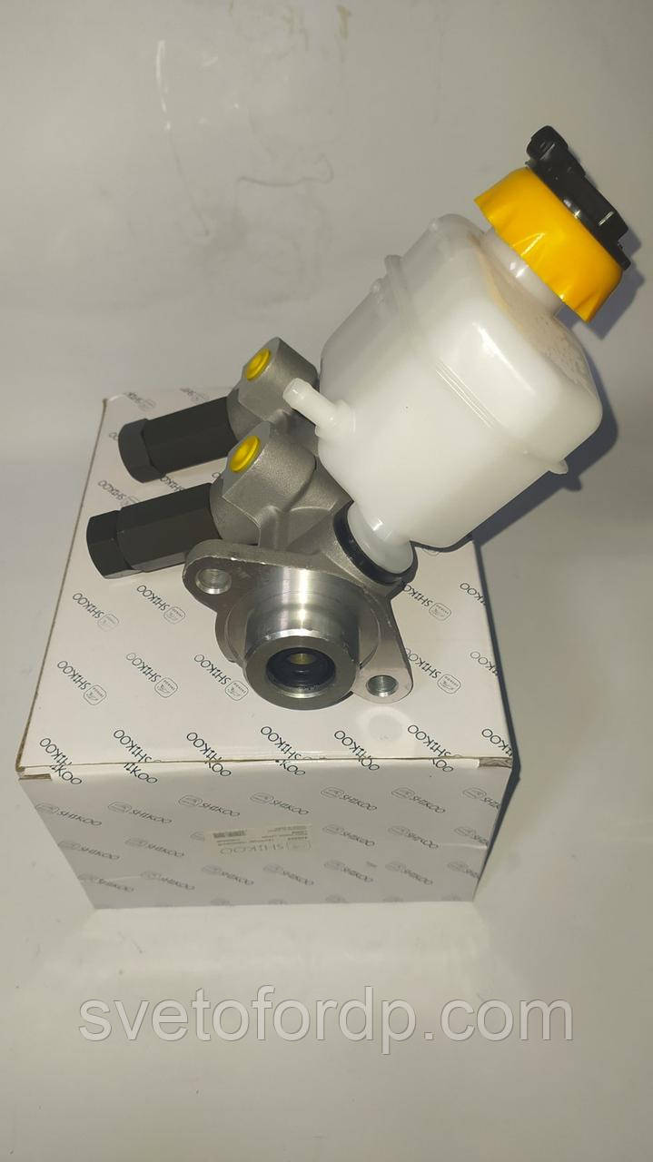 Циліндр гальмівний головний Ланос Lanos з бачком для автомобілів без АВС, 426505 SHIKOO, Корея, фото 1