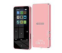 Плеер MP3 Rijaho S08 Bluetooth 4gb HI FI с внешним динамиком Розовый