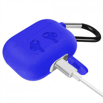Чехол Silicone Case Carabine AirPods 3 (40) Shiny Blue