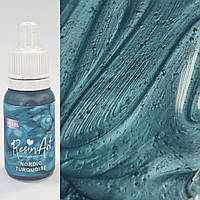 "Nordic turquoise" барвник ResinArt перламутровий Pearl, для епоксидної смоли, 10 мл