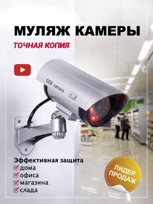 Муляж вуличної камери відеоспостереження обманка CAMERA DUMMY PT-1100, фото 1