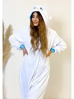 Пижамы кигуруми Беззубик Дневная Фурия, Костюм кигуруми Белый Дракон (1085)