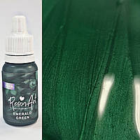 "Emerald green" барвник ResinArt перламутровий Pearl, для епоксидної смоли, 10 мл