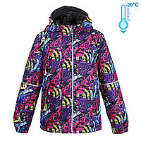 Зимняя куртка для девочки В.ТЕХ "RAINBOW" Рост 104см до164 см (арт.952-02007-21)