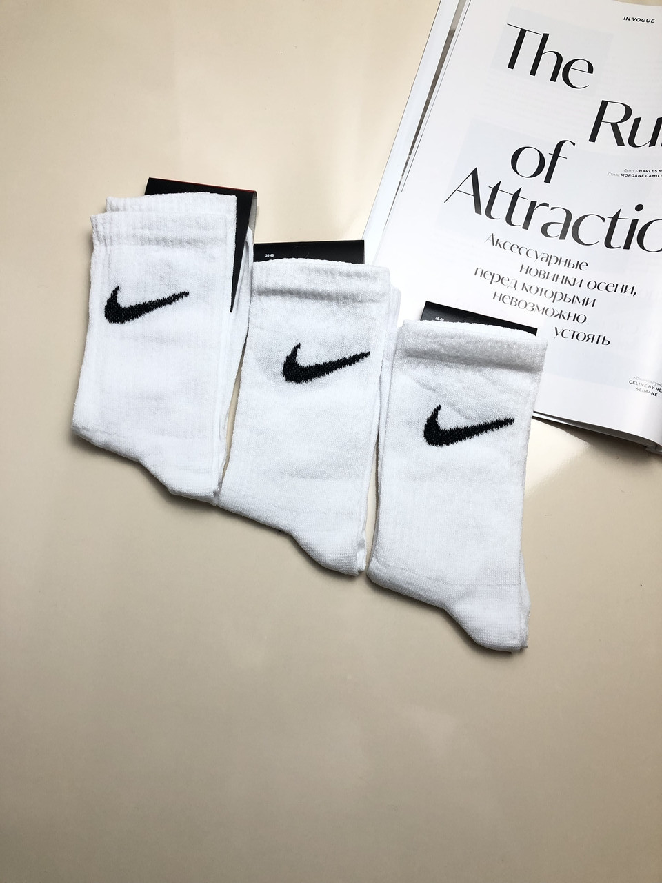 Шкарпетки тенісні біліnike