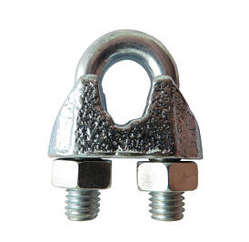 Затискач для сталевих канатів DIN 741 оцинкований