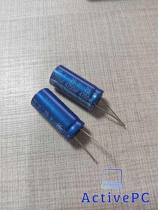 Конденсатор електролітичний 4700mF х 25V d16 h35, фото 1