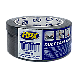 HPX Duct Tape Universal 1900 - 48мм х 25м - армована клейка стрічка, сантехнічний скотч, чорна, фото 2
