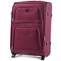 Большой тканевый чемодан размер L чемодан женсиий бордо тканевый чемодан WINGS двухколесный чемодан 2к