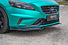 Спліттер Volvo V40 R-Design (12-19) тюнінг обвіс переднього бампера, фото 3