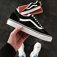 Чорні зимові чоловічі кеди Vans Old Skool Winter з хутром 37-40р кросівки хлопцеві на зиму, підошва поліуретан