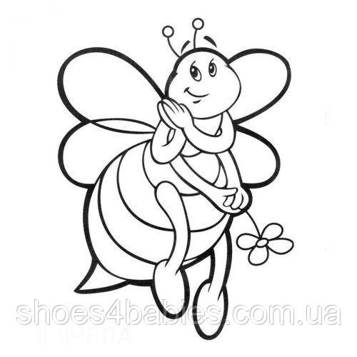 Розпис по полотну "Пчелка"