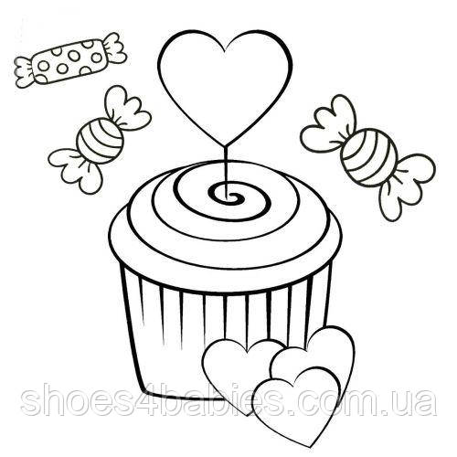 Розпис по полотну "Кексик"