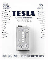 Батарейки TESLA 9V SILVER+ (6LR61), 1 штука