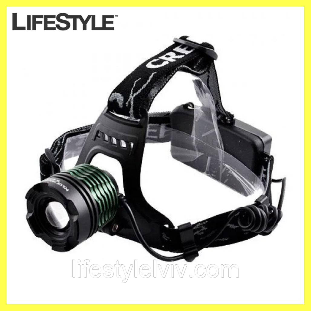 Налобний ліхтарик Bailong BL-2188B-T6, фото 1