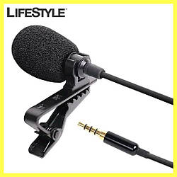 Петличний Мікрофон DM M-01 AUX 3.5 MM / Мікрофон петличка / Міні мікрофон