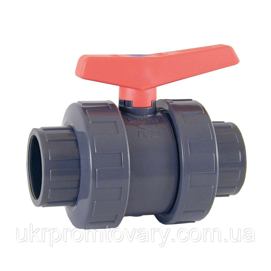 Кран кульовий ПВХ діаметр 75 мм, PN-10 – арт. 02459 cepex італія