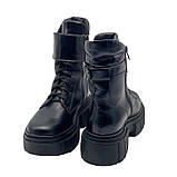 Ботинки чорного кольору жіночого кольору, фото 2