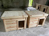 Дерев'яна будка для собаки "Фаворит" (80*60*60 см), фото 5
