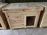 Дерев'яна будка для собаки "Фаворит" (80*60*60 см), фото 4