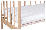 Матрац для дитячого ліжечка Солодких Снів Bamboo Comfort Elite (кокос поролон кокос) 12 см білий, фото 4