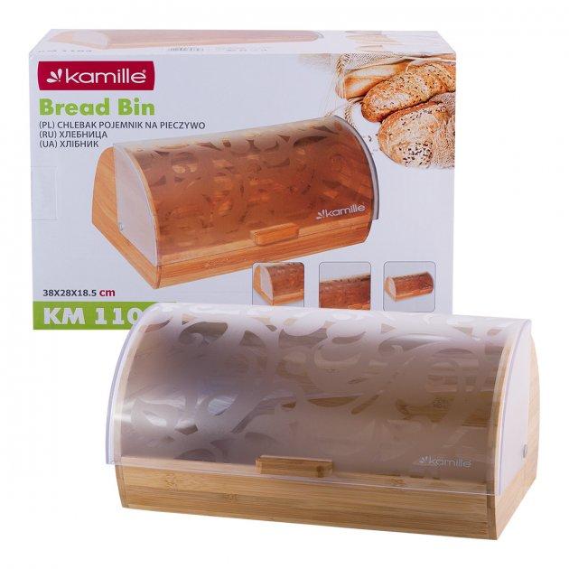 Хлібниця велика Kamille KM1104 - 39 х 28 х 18.5 см