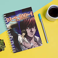 Скетчбук (Sketchbook) блокнот для рисования с принтом "Death Note - Тетрадь смерти 6"