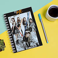 Скетчбук Sketchbook (блокнот) для рисования с принтом Korean Pop KPOP ITZY Wannabe