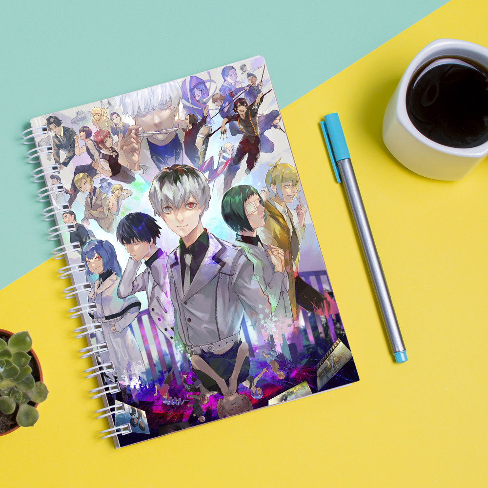 Скетчбук Sketchbook (блокнот) для малювання з принтом Tokyo Ghoul - Токійський гуль 7