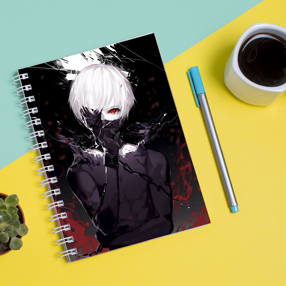 Скетчбук Sketchbook (блокнот) для малювання з принтом Tokyo Ghoul - Токійський гуль 13