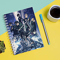 Скетчбук Sketchbook (блокнот) для рисования с принтом Сериал Вторжение титанов - Shingeki no Kyojin