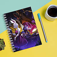 Скетчбук Sketchbook (блокнот) для рисования с принтом Сериал Выдающиеся звери - Beastars
