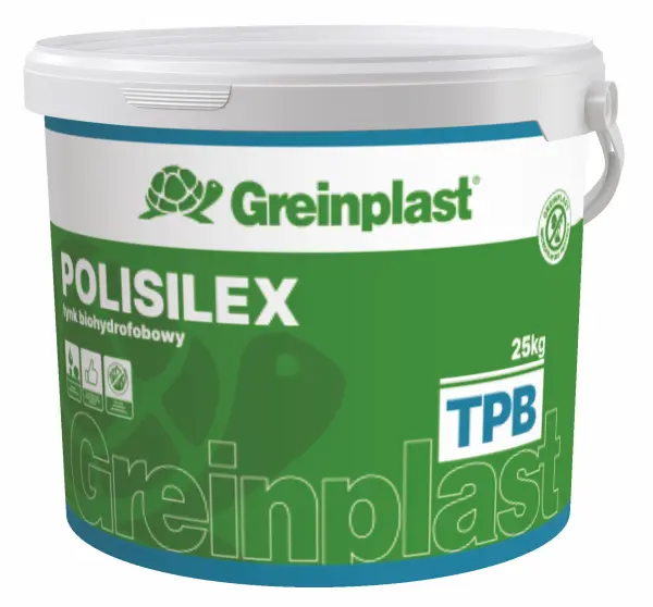 Штукатурка силіконова баранек полісілекс Greinplast ТРВ15 25 кг. база А