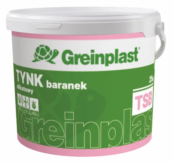 Штукатурка силікатна баранек Greinplast TSB15 25 кг. база А