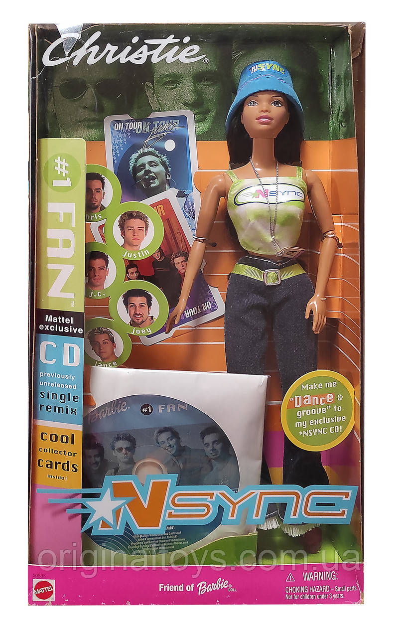 Колекційна лялька Барбі Крісті Barbie Christie Nsync Fan 2000 Mattel 50535
