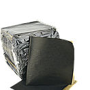 Паперовий пакет куточок «Для сендвічів» чорний 160х170 мм (уп. 100 шт ), фото 2