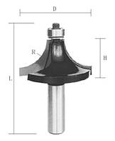 Фреза кромочная калёвочная Атака Ø8xR7.9мм (591286)