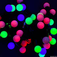 Світлодіодна гірлянда З 23459 "Кульки" (100) довжина 5 метрів, 40 кольорових лампочок