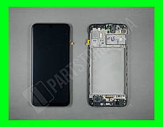 Дисплей Samsung M315 Black M31 (GH82-22405A) сервісний оригінал у зборі з рамкою (переклеєне скло)