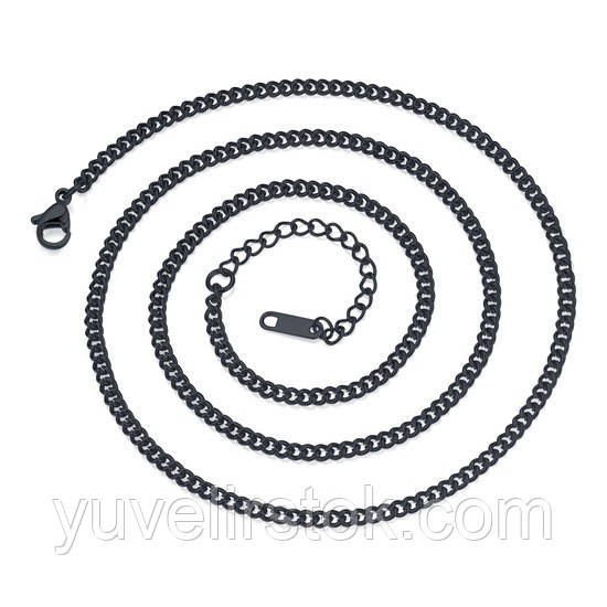 Ланцюжок із медичної сталі "Simple Black"