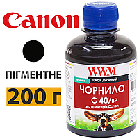 Чернила Canon PG-37/40/50, PGI-5Bk, BCI-15, пигментные, Black, 200 г,, краска для принтера кенон