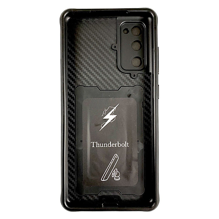 PC + TPU чохол Camshield armor для Samsung Galaxy S20 FE / чорний, фото 3