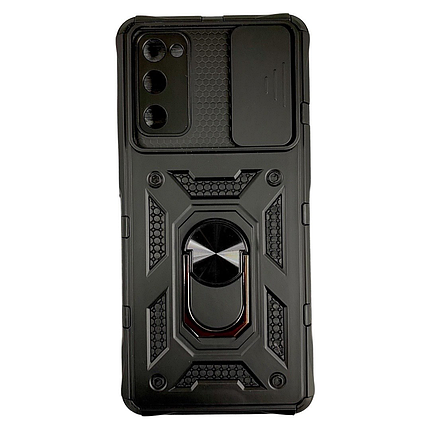 PC + TPU чохол Camshield armor для Samsung Galaxy S20 FE / чорний, фото 1