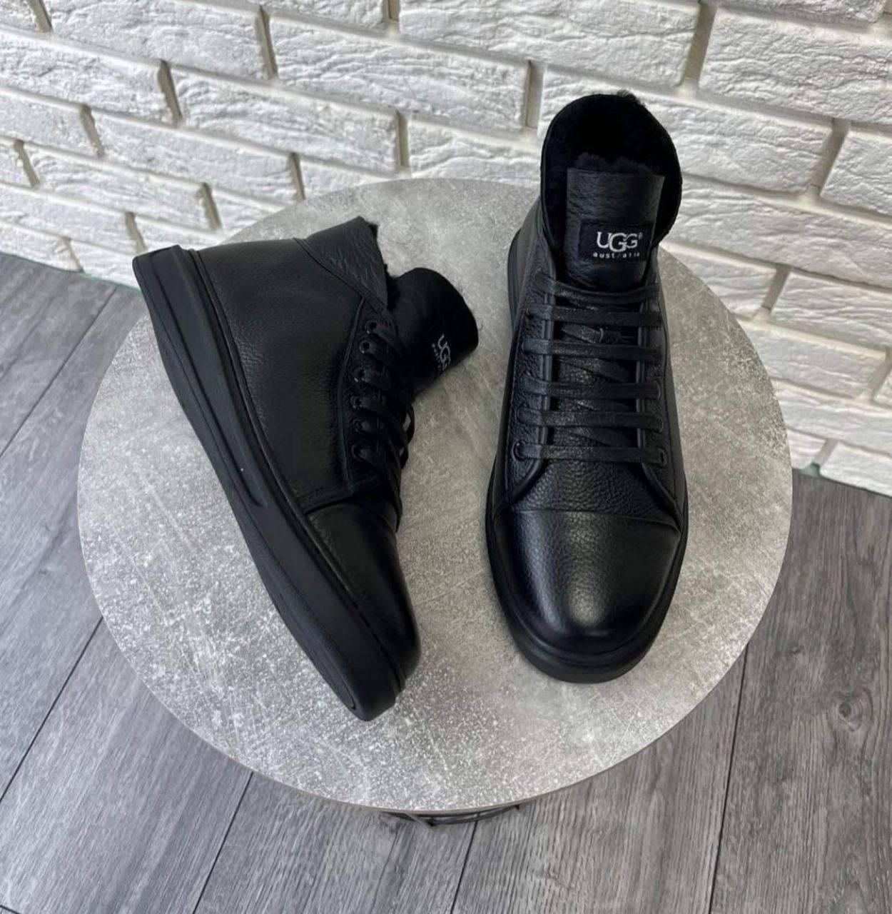 Купить Мужская зимняя обувь UGG. НАТУРАЛЬНАЯ КОЖА - внутри натуральный ...