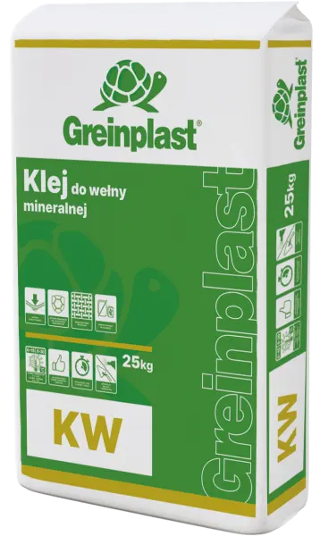 Клей для мінеральної вати та сітки універсальний Greinplast KW 25 кг.